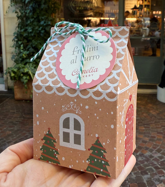 Mini Casetta di Natale con biscottini